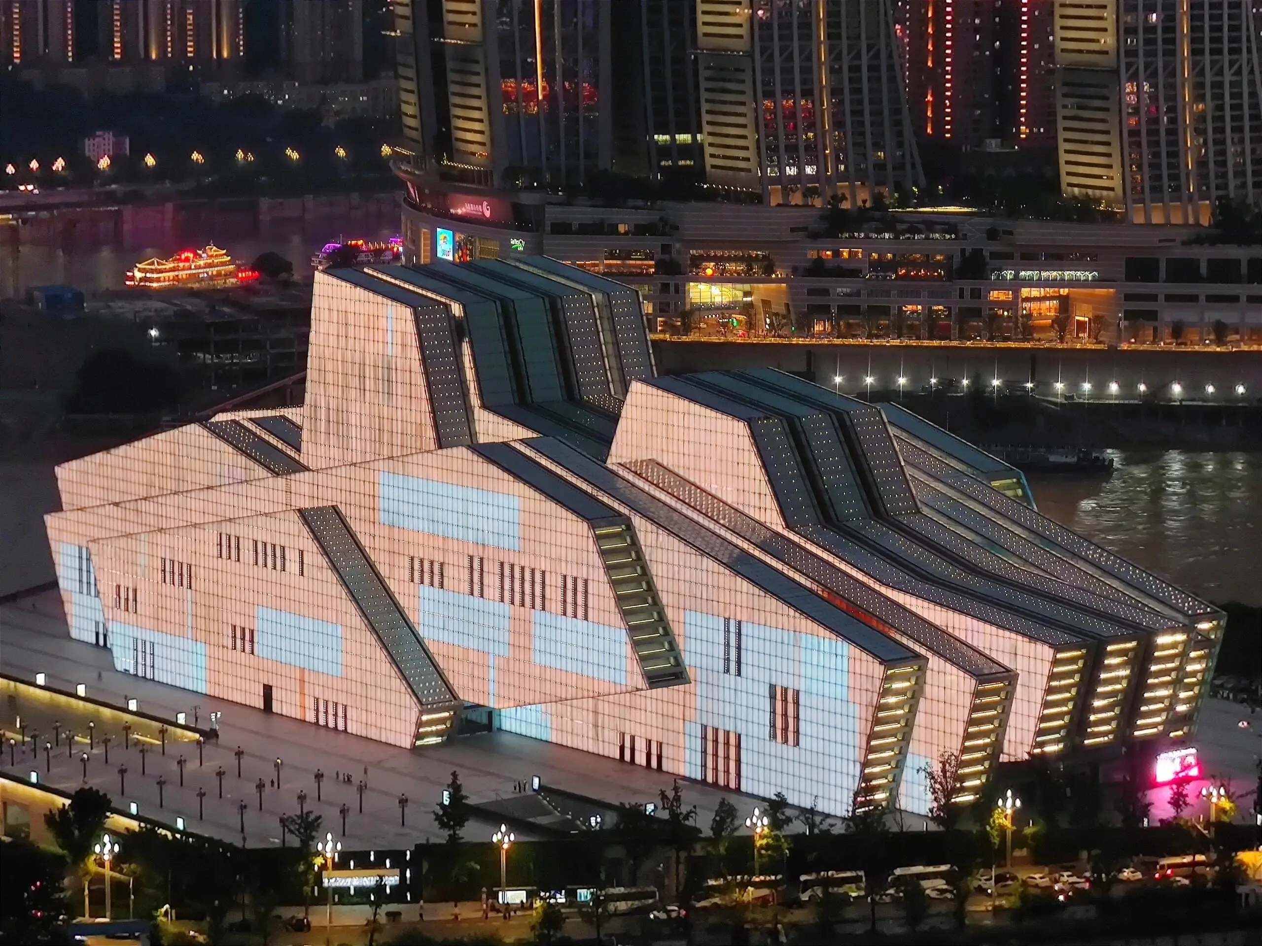 Chongqing Grand Theatre - 重庆大剧院 Chongqing Tourist Attraction