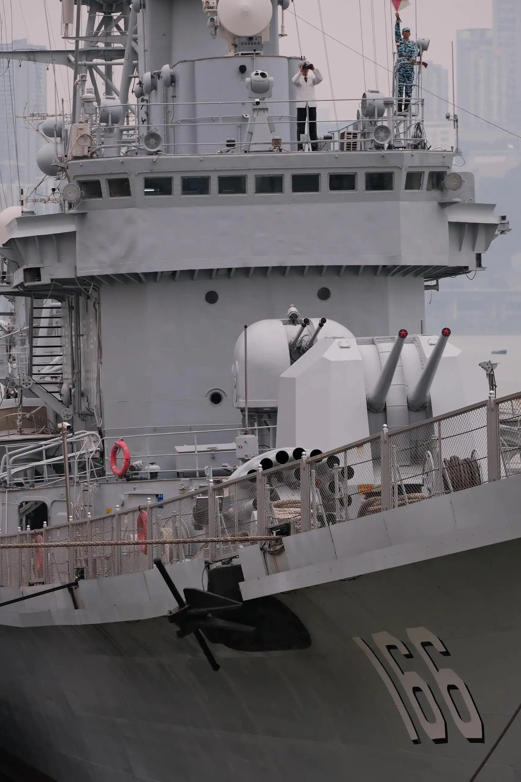 Destroyer 166 - 166舰陈列展 Chongqing Tourist Attraction