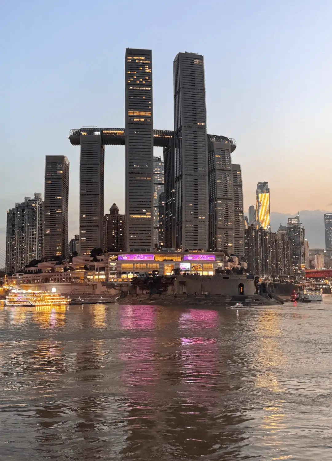 Nanbin Clock Tower - 南滨路钟楼 Chongqing Tourist Attraction