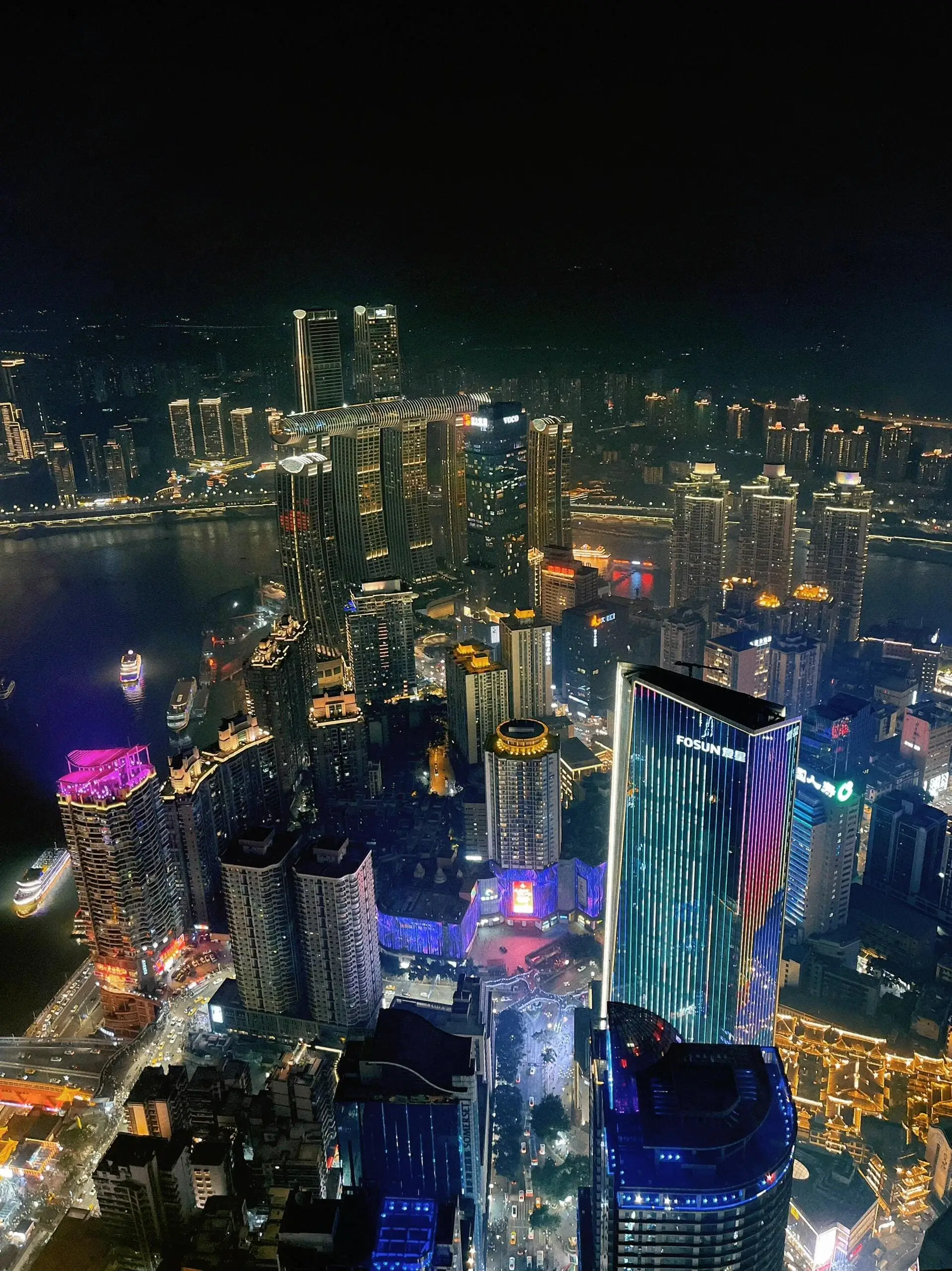 WFC Observation Deck - WFC观景台 Chongqing Tourist Attraction